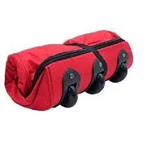 BOLSO ENROLLABLE CON RUEDAS CHALLENGER  ROJO