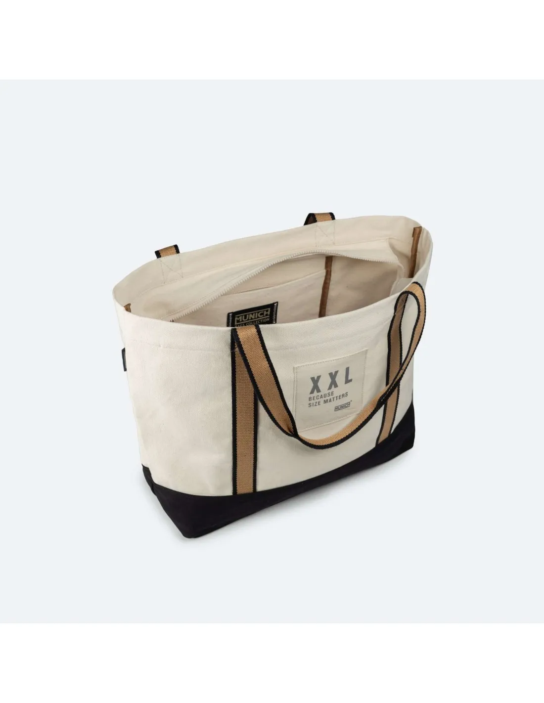 BOLSO LONA MUNICH GO GO TAN SHOPPER