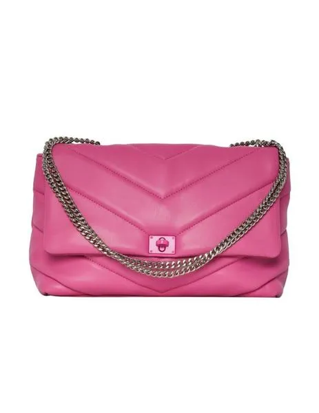 Bolso rosa acolchado de hombro Pieces