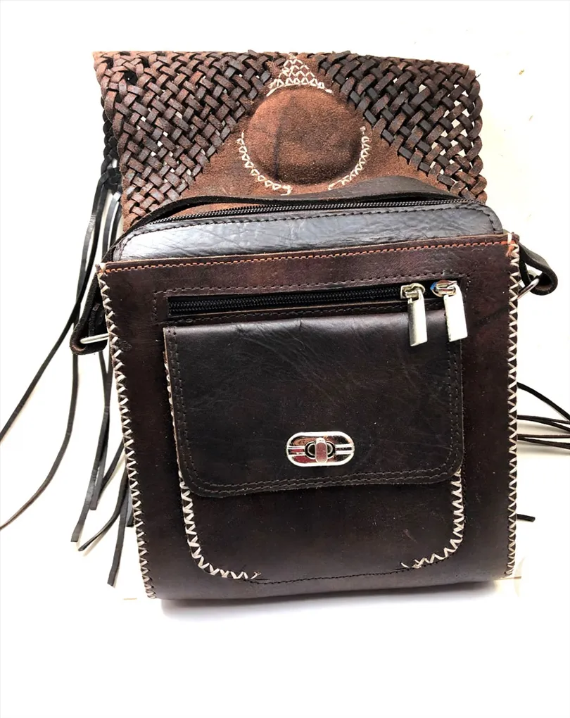 BOLSOS DE MUJER EN PIEL HECHOS A MANO ESTILO GIPSY