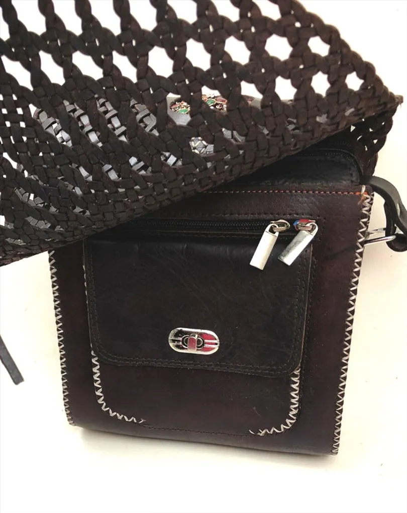BOLSOS DE MUJER EN PIEL HECHOS A MANO ESTILO GIPSY