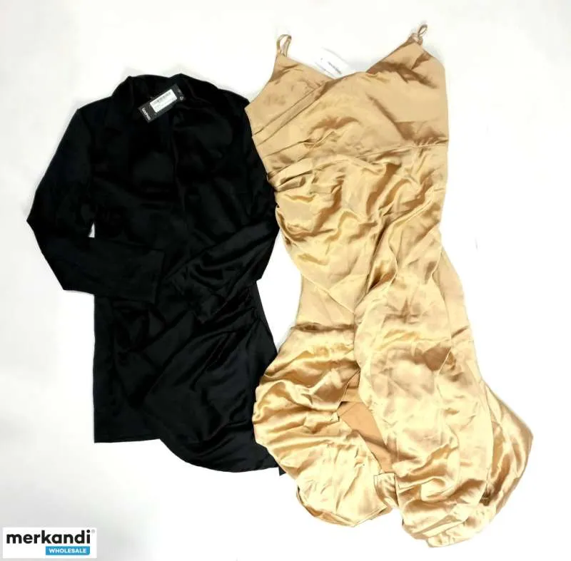 Boohoo almacena al por mayor ropa de hombre mezcla de temporada de mujer grado B