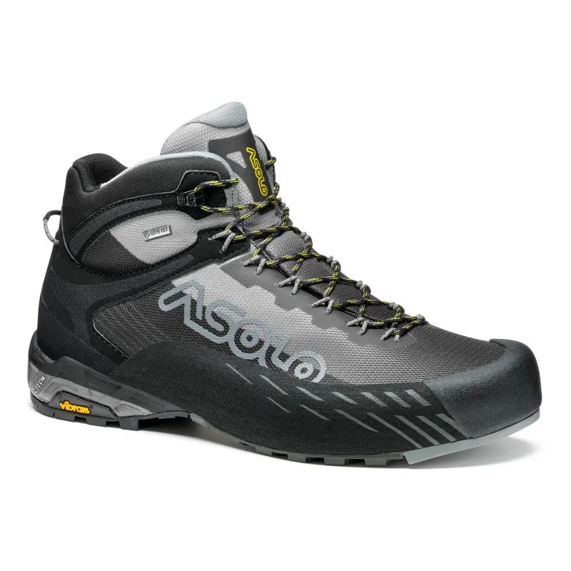 Bota de montaña para hombre Asolo ELDO MID GV MM (NEGRO/GREY)