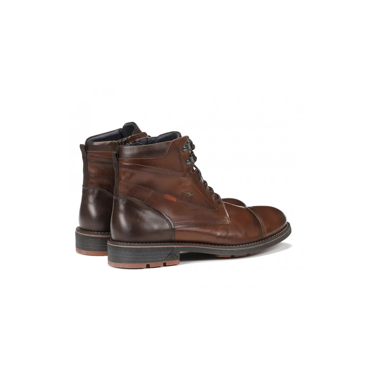 Bota Fluchos Terry Marrón hombre con cordones F1342