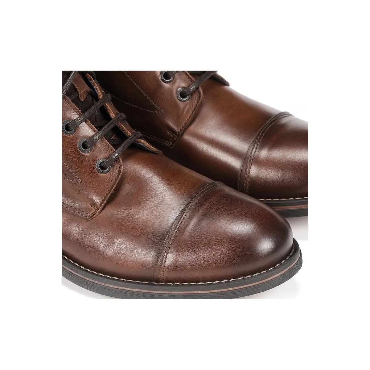 Bota Fluchos Terry Marrón hombre con cordones F1342