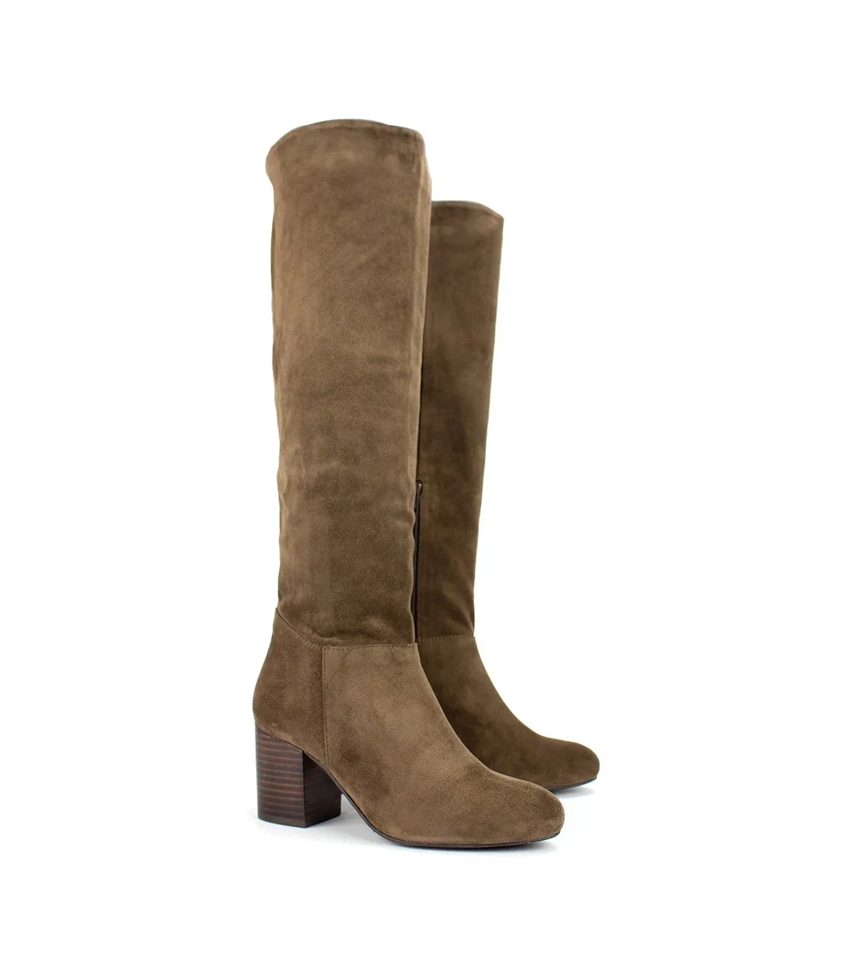 Botas de caña alta con tacón