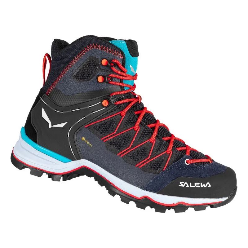 Botas de montaña Salewa MTN TRAINER LITE MID GTX (Premium Navy/Blue Fog) Mujer
