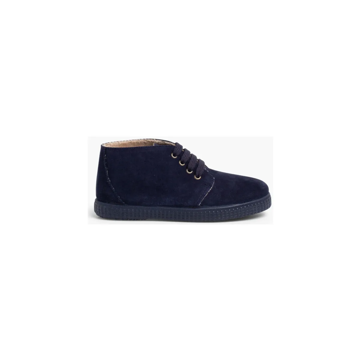 Botas De Pelo Interior Con Cordones