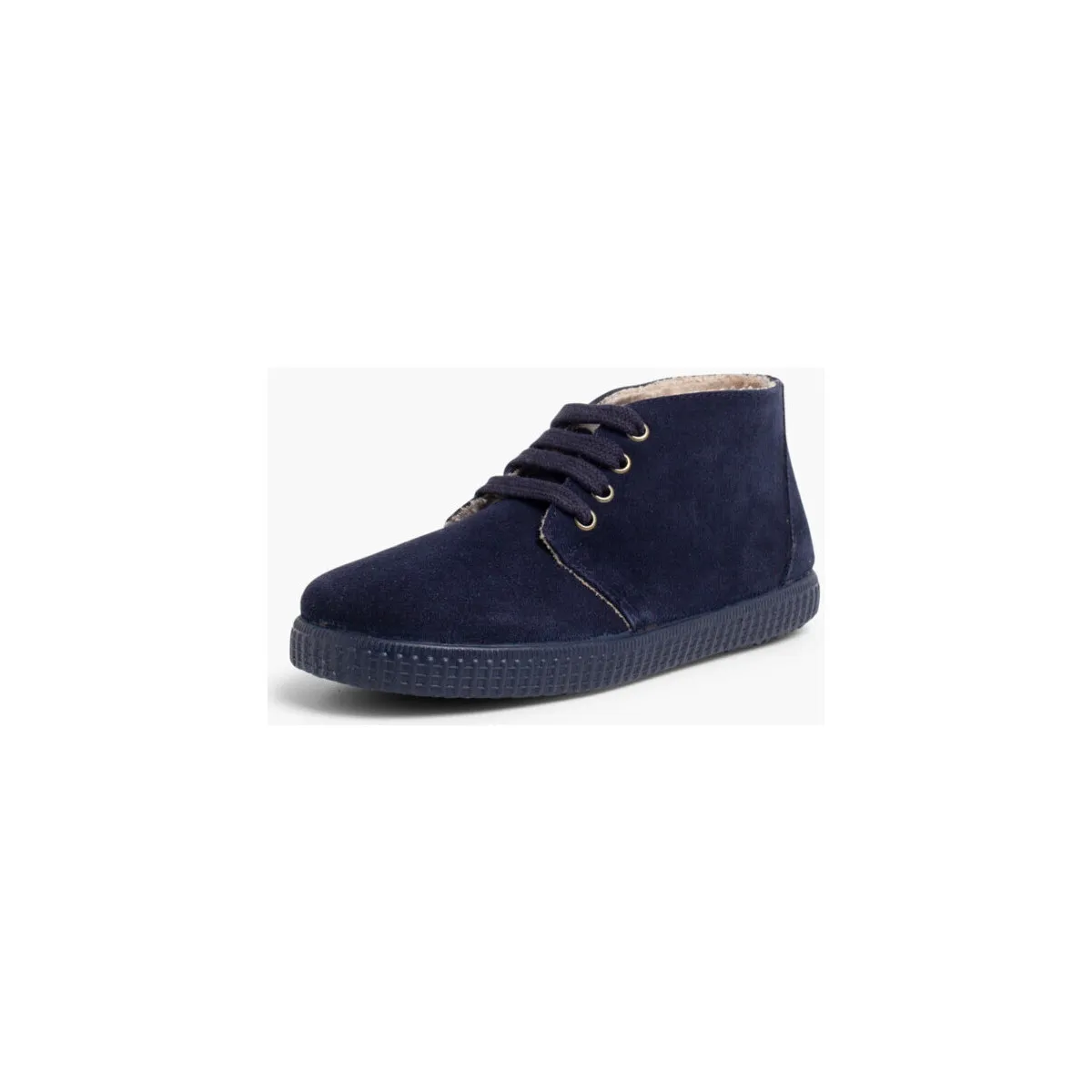 Botas De Pelo Interior Con Cordones