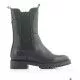 Botas planas Redlove anna de piel negras de caña media