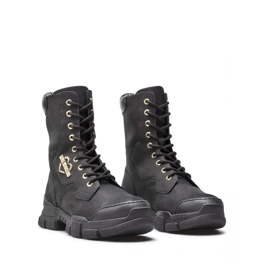 Botines Mujeres LOVE MOSCHINO JA15654 Nabuk Negro