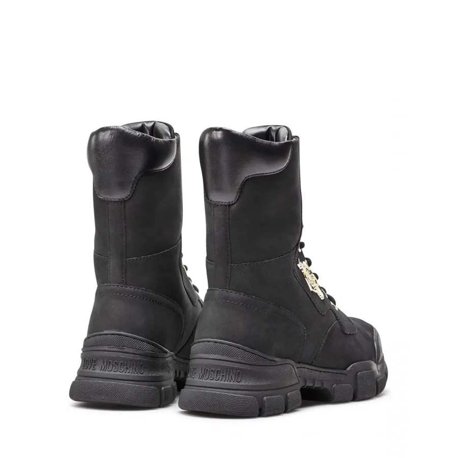 Botines Mujeres LOVE MOSCHINO JA15654 Nabuk Negro