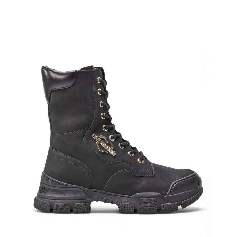 Botines Mujeres LOVE MOSCHINO JA15654 Nabuk Negro