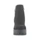 Botines tacón Owel amman negros con cremallera lateral