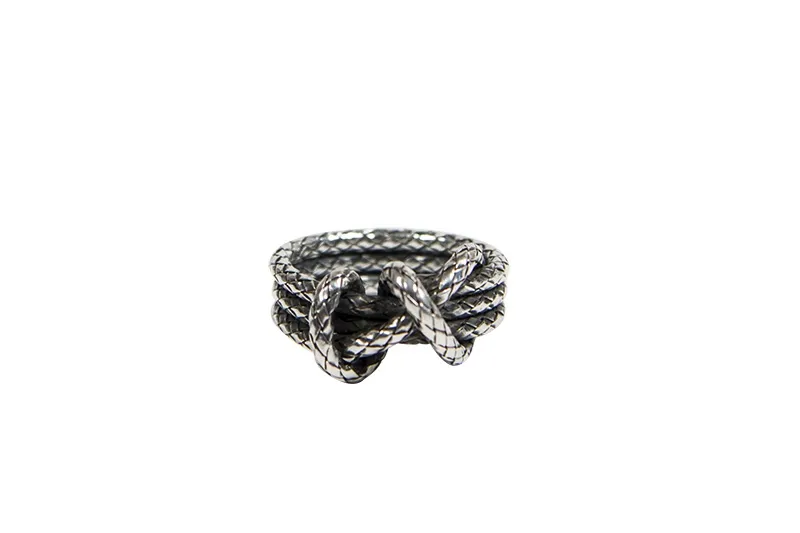 Bottega Veneta Anillo Plata