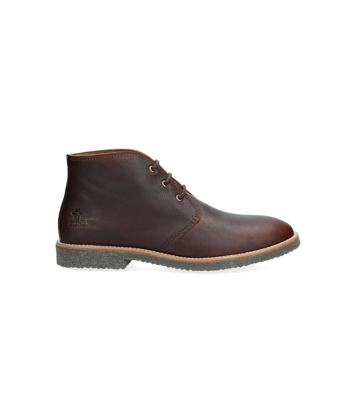 Botín para hombre con piel engrasada