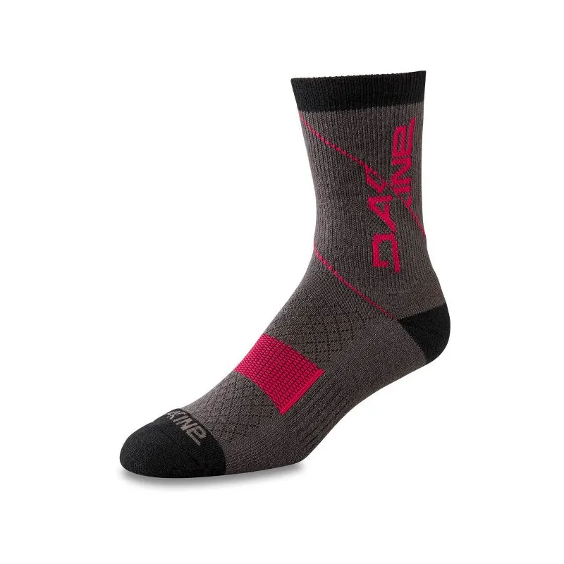 Calcetines Dakine Berm (gris/rojo)