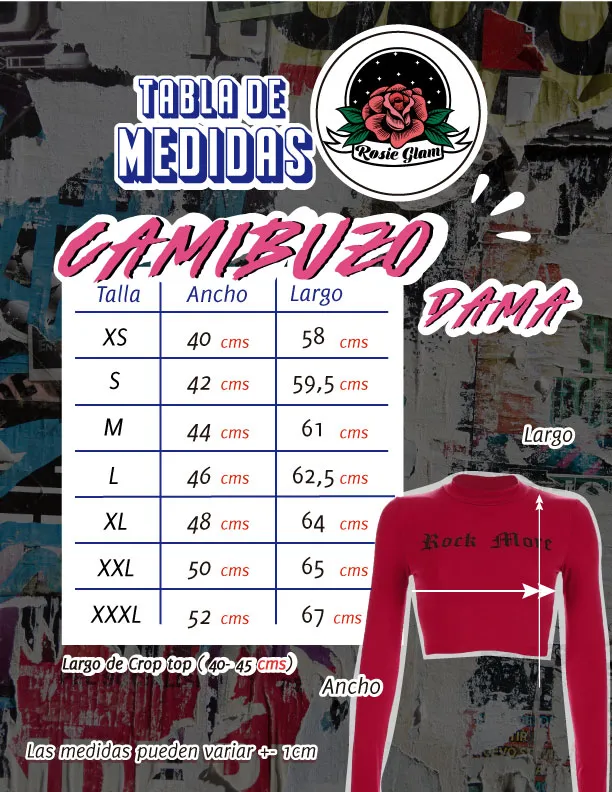 CAMIBUZO MALLA OLAS  ROSIEGLAM