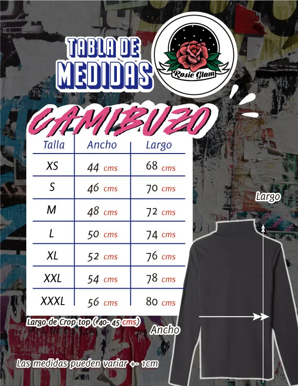 CAMIBUZO MALLA OLAS  ROSIEGLAM