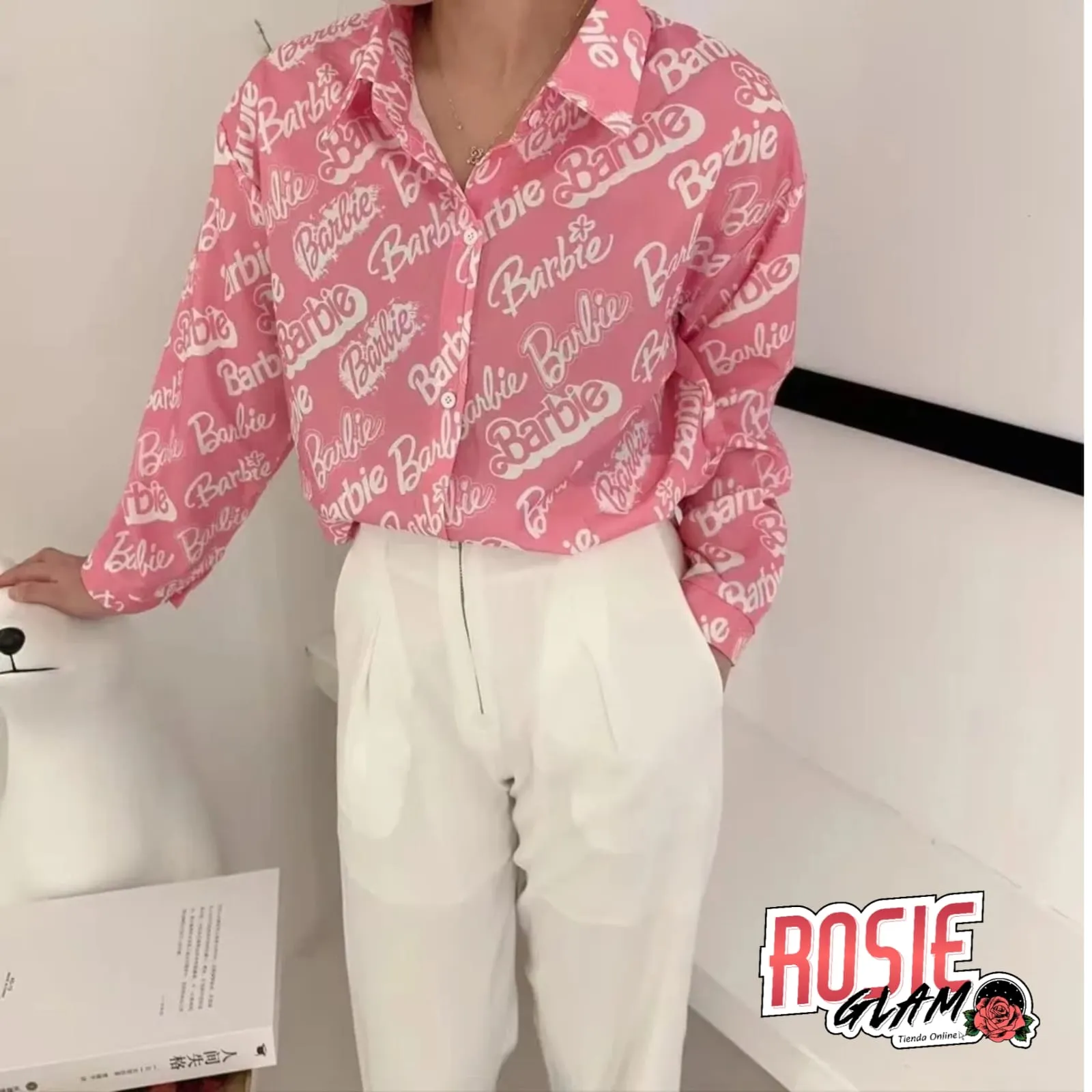 CAMISA BARBIE PINK ROSIEGLAM