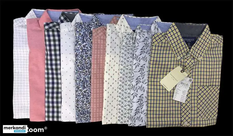CAMISA HOMBRE MANGA CORTA Y LARGA SPRINGFIELD MAYORISTA DE ROPA