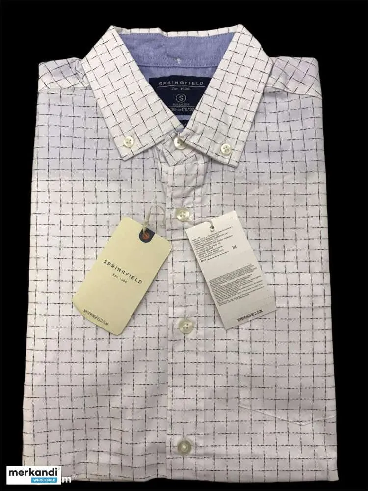 CAMISA HOMBRE MANGA CORTA Y LARGA SPRINGFIELD MAYORISTA DE ROPA