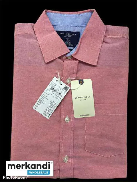 CAMISA HOMBRE MANGA CORTA Y LARGA SPRINGFIELD MAYORISTA DE ROPA