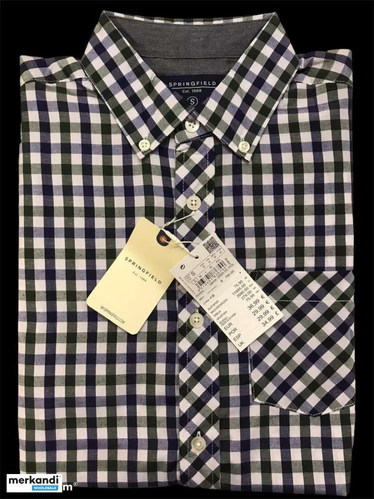 CAMISA HOMBRE MANGA CORTA Y LARGA SPRINGFIELD MAYORISTA DE ROPA