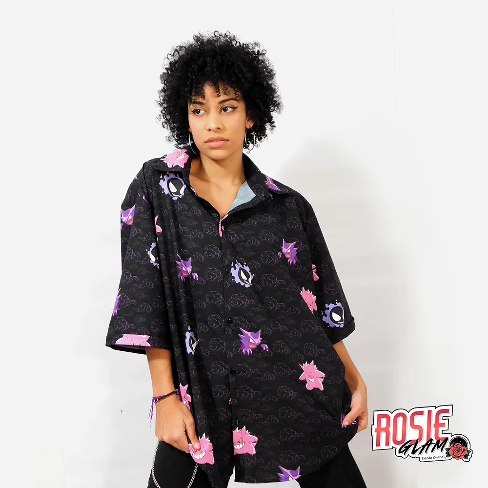 CAMISA POKEMON FANTASMAS  ROSIEGLAM
