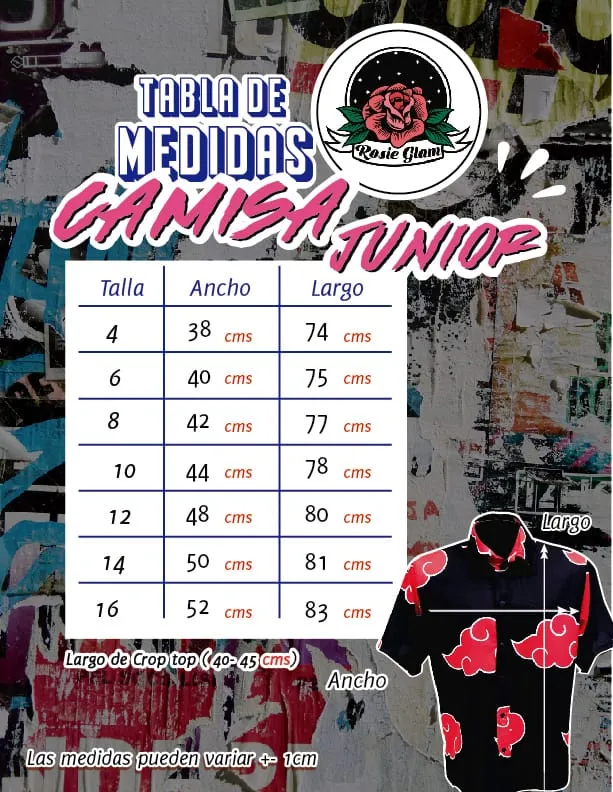 CAMISA POKEMON FANTASMAS  ROSIEGLAM