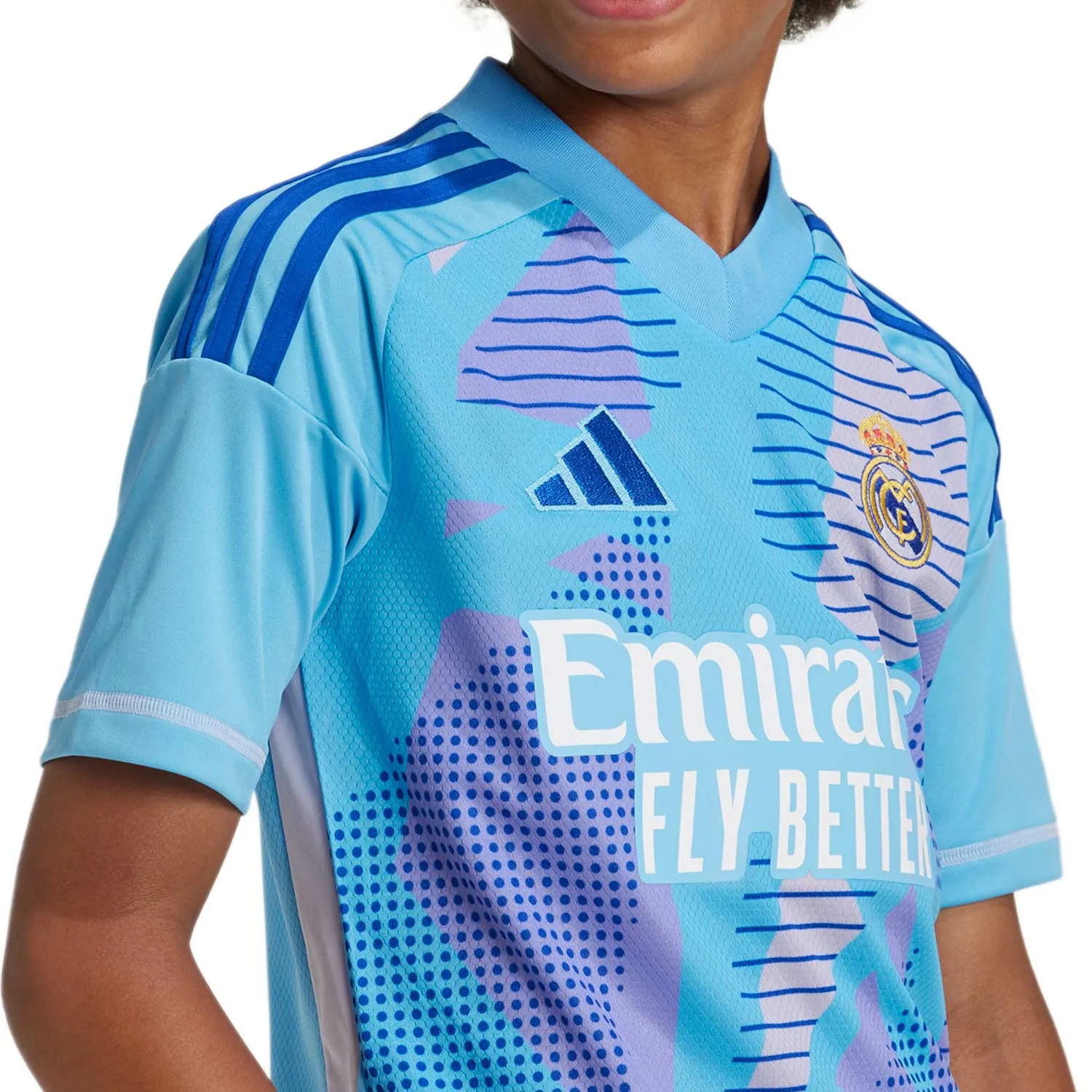 Camiseta adidas Real Madrid niño portero 2024 2025