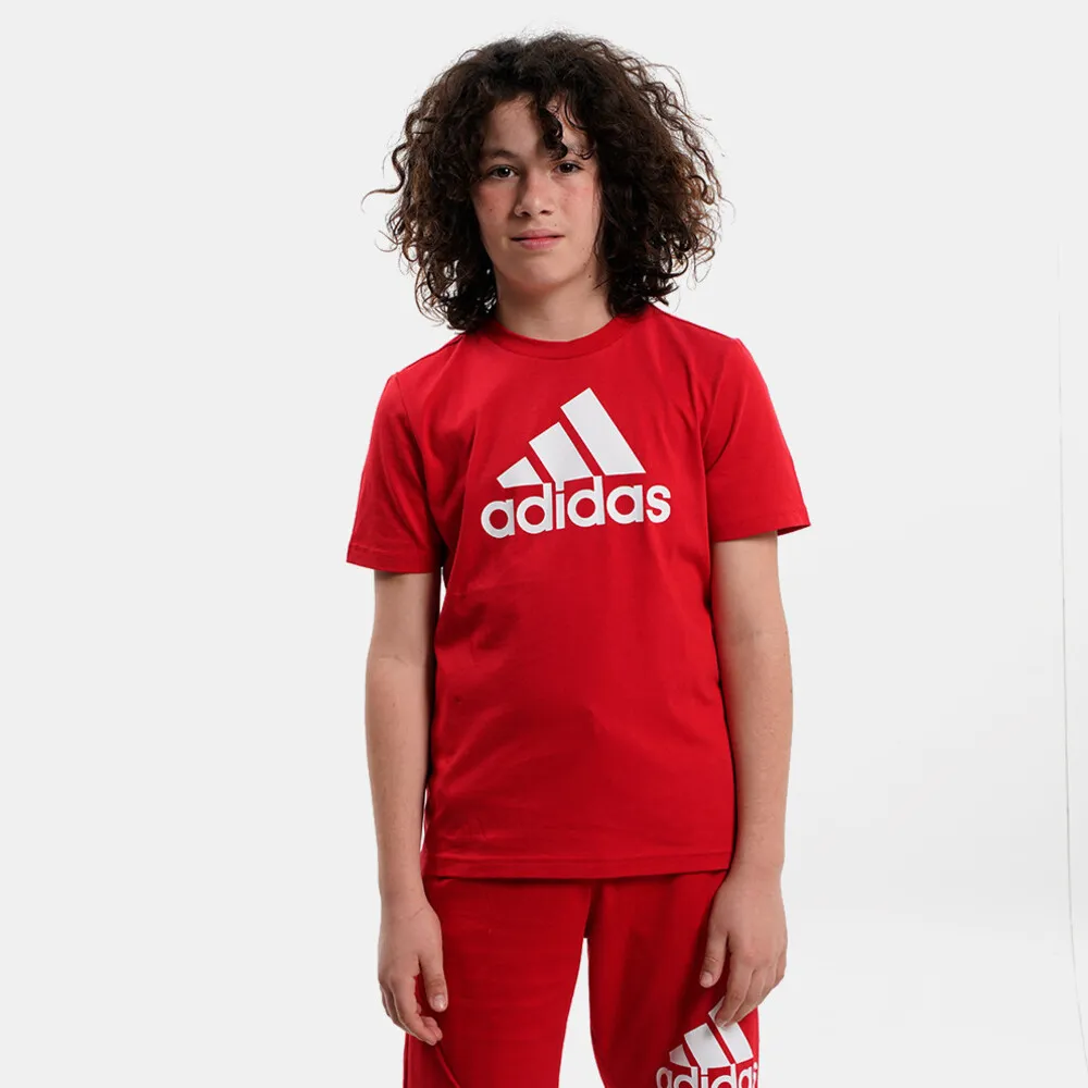CAMISETA ADIDAS U BL TEE ROJO BLANCO T TSHIRT IC6856