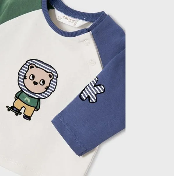 Camiseta bebé niño manga larga Mayoral 