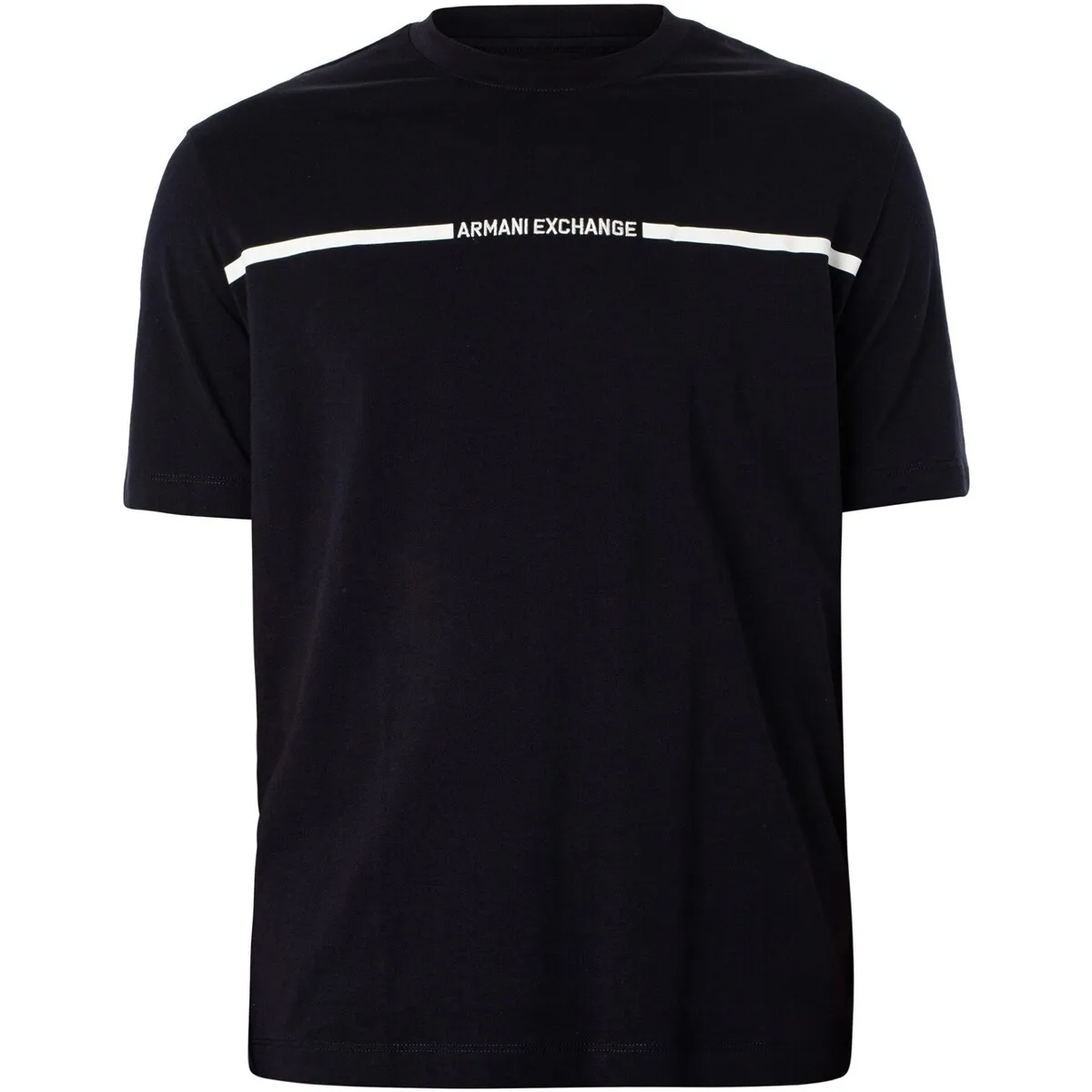 Camiseta Con Logo A Rayas