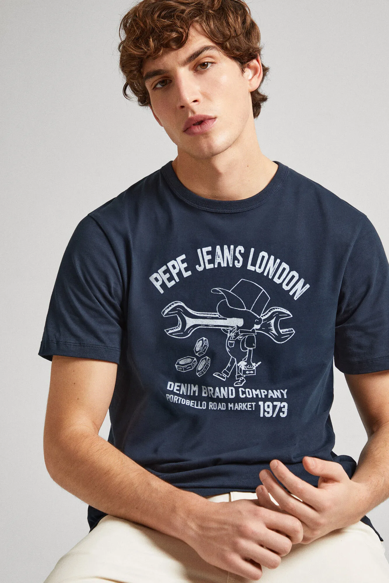 Camiseta Con Logo Estampado