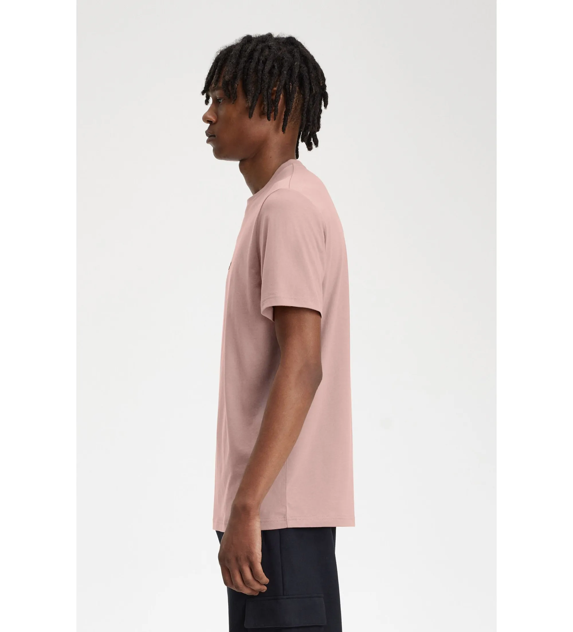 Camiseta con logo rosa