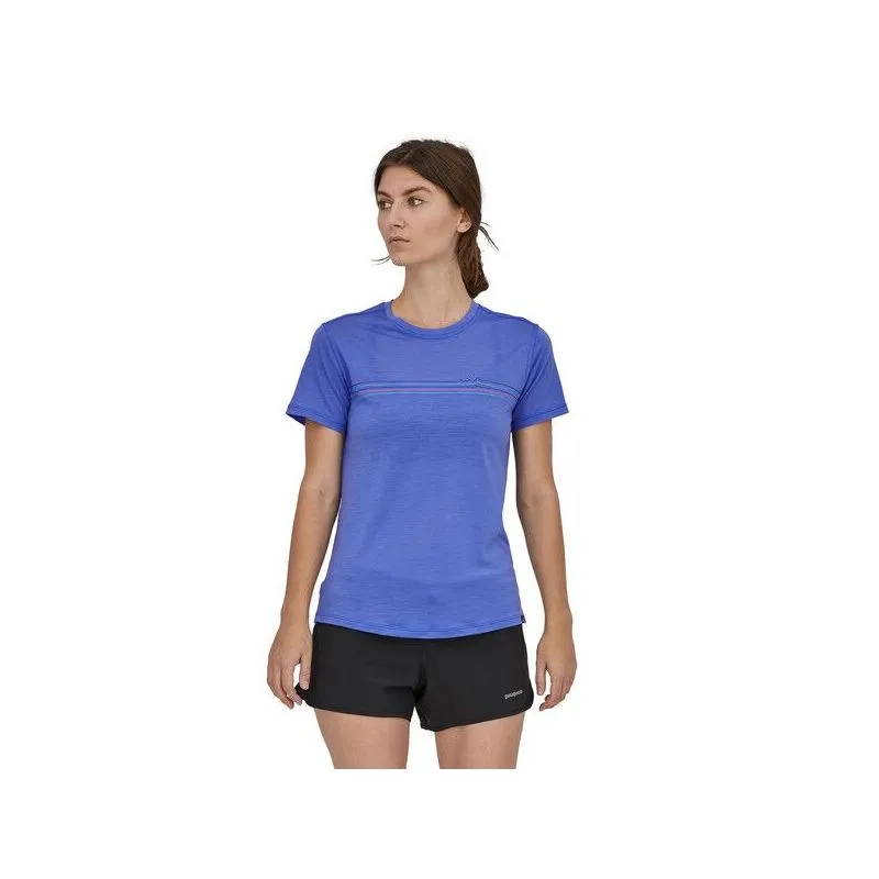 Camiseta gráfica Cap Cool Merino Patagonia (Float Blue) mujer
