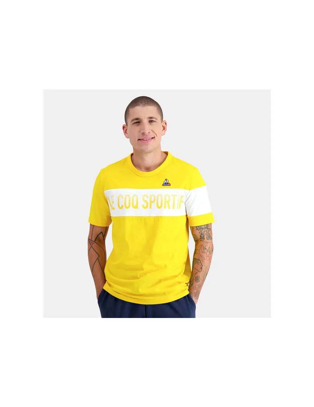 Camiseta Le Coq Sportif Nª 2 Essentiels Amarillo Hombre