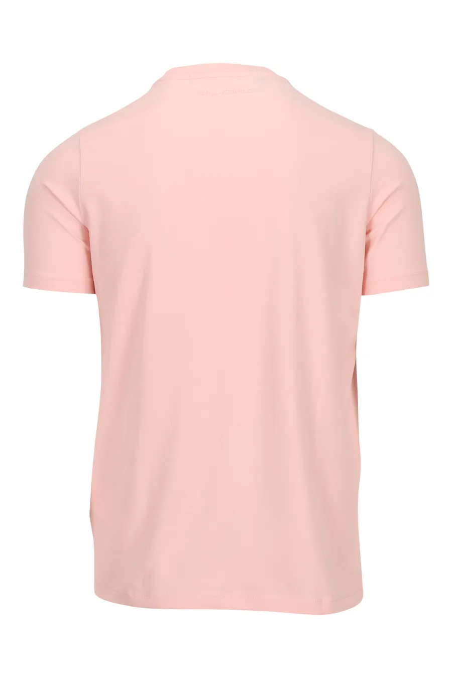 Camiseta rosa con minilogo 