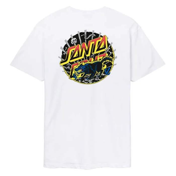Camiseta SANTA CRUZ Kendall Wolf Dot White