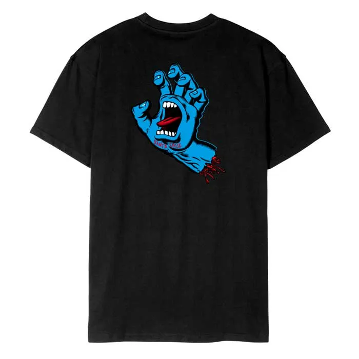 Camiseta SANTA CRUZ Screaming Hand Chest Black