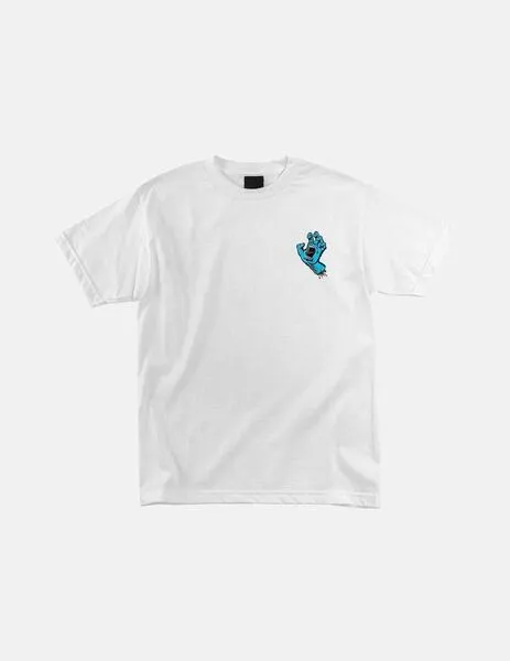 CAMISETA SANTA CRUZ SCREAMING HAND  WHITE