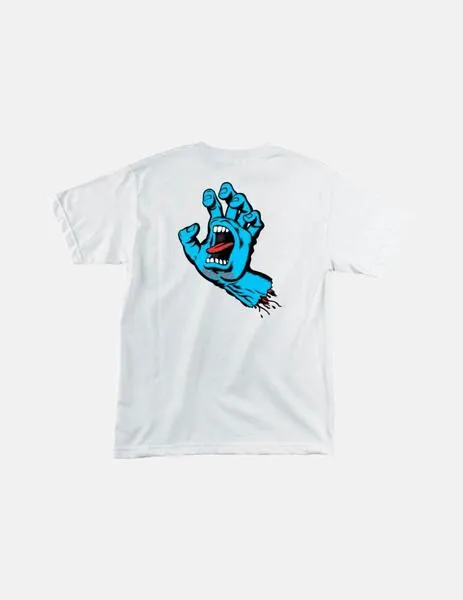 CAMISETA SANTA CRUZ SCREAMING HAND  WHITE