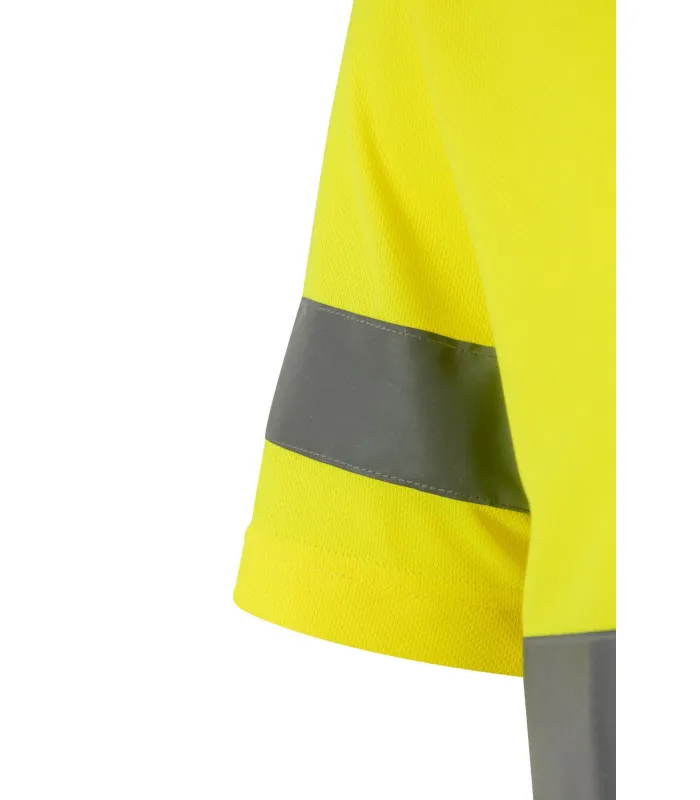 Camiseta técnica de alta visibilidad con cintas reflectantes VELILLA Serie 305505