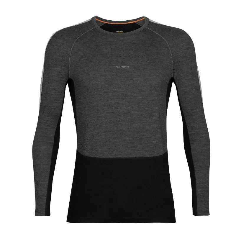 Camiseta técnica de hombre Icebreaker M ZoneKnit 200 LS Crewe (Lazurite/Solar/CB)