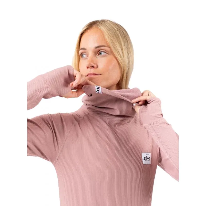 Camiseta técnica de mujer Eivy Icecold Gaiter Rib Top (Faded woodrose)