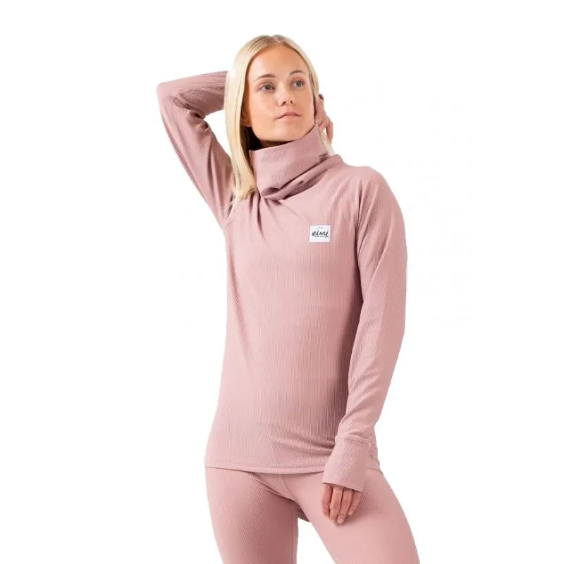 Camiseta técnica de mujer Eivy Icecold Gaiter Rib Top (Faded woodrose)