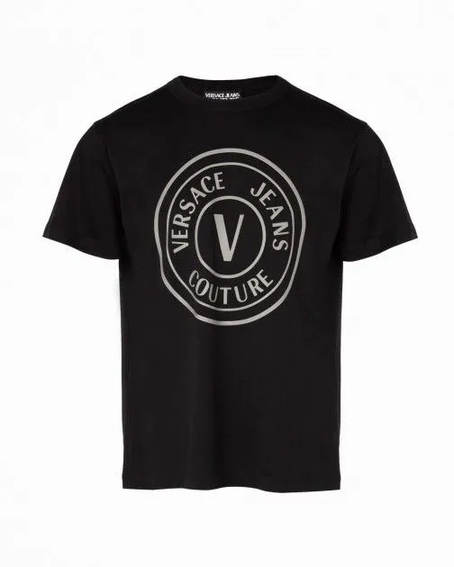 Camiseta Versace Jeans Couture 73GAHT05 Negro