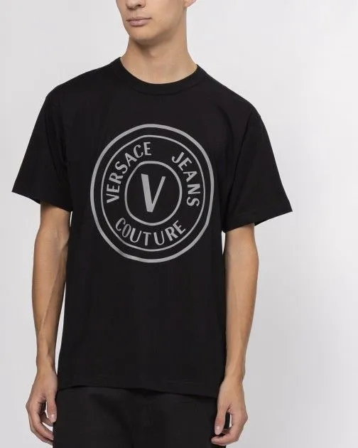 Camiseta Versace Jeans Couture 73GAHT05 Negro