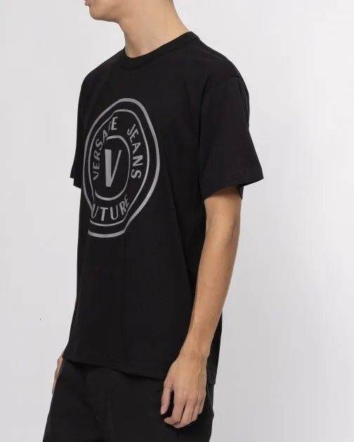 Camiseta Versace Jeans Couture 73GAHT05 Negro